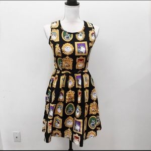 Folter Cat Portrait Dress Modcloth Retrolicious 4X
